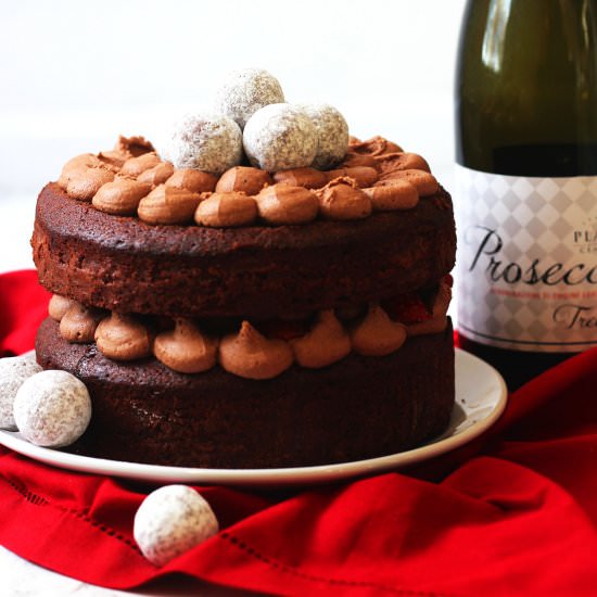 Chocolate Prosecco Cake - Recipe photo by SupperintheSuburbsN14