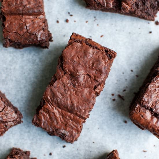 Nutella Brownies - Recipe photo by thetoughcookie