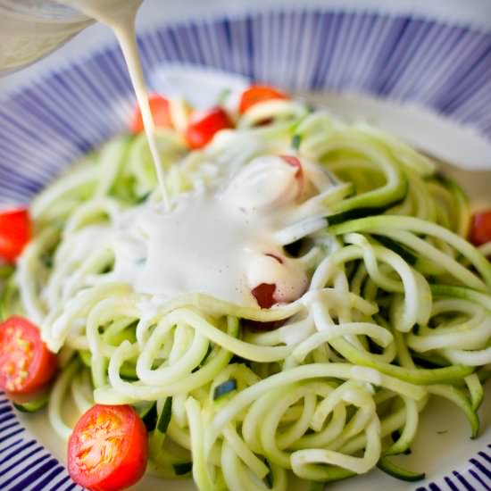 5 Minute Dreamy Vegan Alfredo Sauce - Recipe photo by nurturemygut