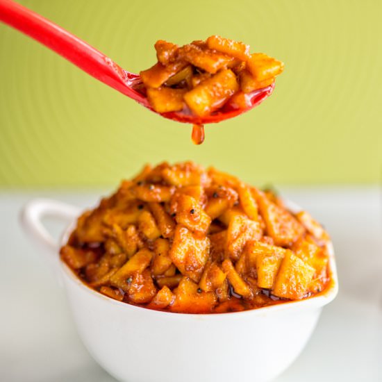 Instant Mango Pickle Kerala Style - Recipe photo by meemiskitchen