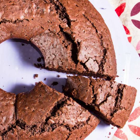 Chocolate BIG Donut without eggs - Recipe photo by SfizioVeg