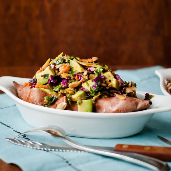 Famous Loaded Sweet Potato - Recipe photo by Simple Green Smoothies