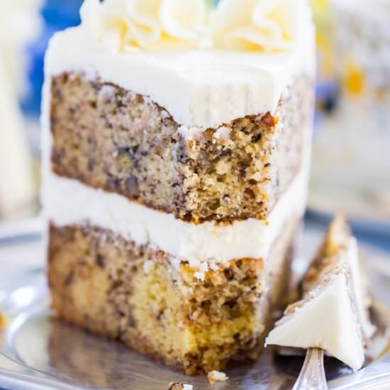 Banana Rum Cake - Recipe photo by thegoldlininggirl