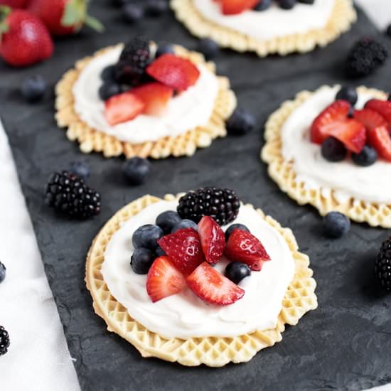Creamy Fruit Pizzelles - Recipe photo by The Merrythought