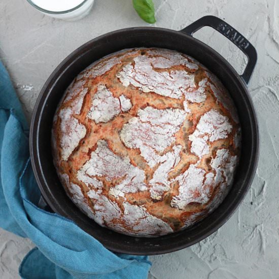 No-Knead Sourdough Bread - Recipe photo by Raspberrysue