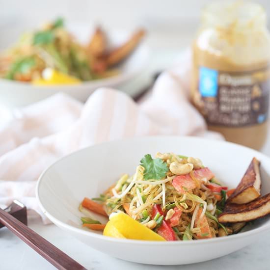 Pad Thai Salad (Vegan) - Recipe photo by begoodorganics