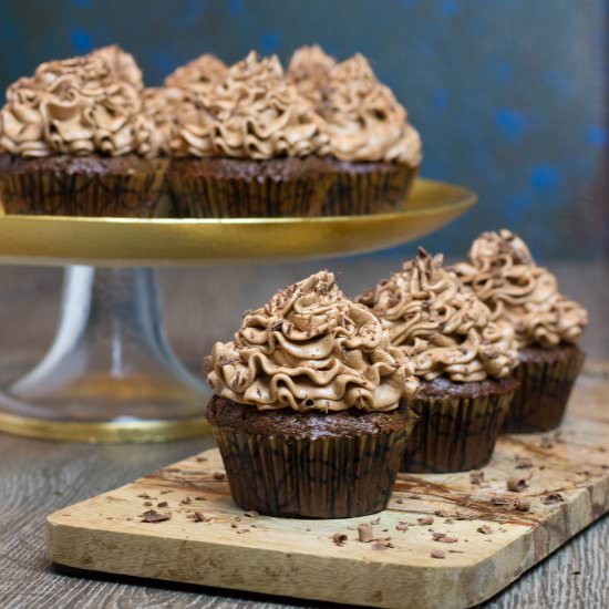 Kahlua Chocolate Cupcakes - Recipe photo by Veronikas Kitchen