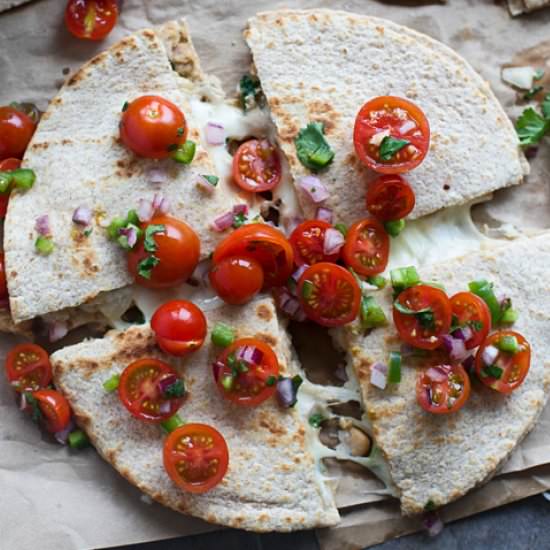 White Bean & Tuna Quesadillas - Recipe photo by cookingforkeeps