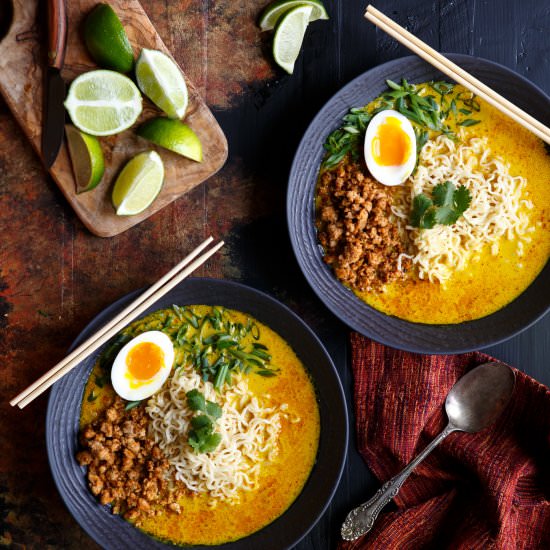 Thai Coconut Curry Ramen - Recipe photo by sharedappetite