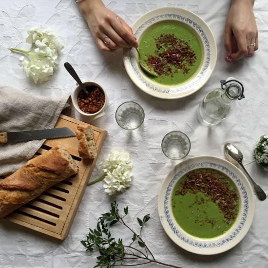 Green Pea and Fennel Soup - Recipe photo by sistersjunction