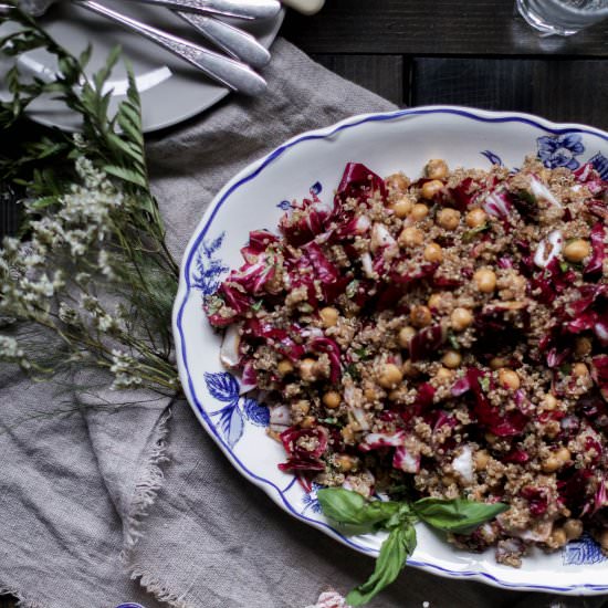 Herbed Balsamic Quinoa & Chickpea Salad - Recipe photo by LyndseyEden