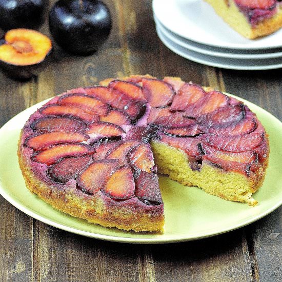 Plum Olive Oil Cake - Recipe photo by IAteTheWholeThing