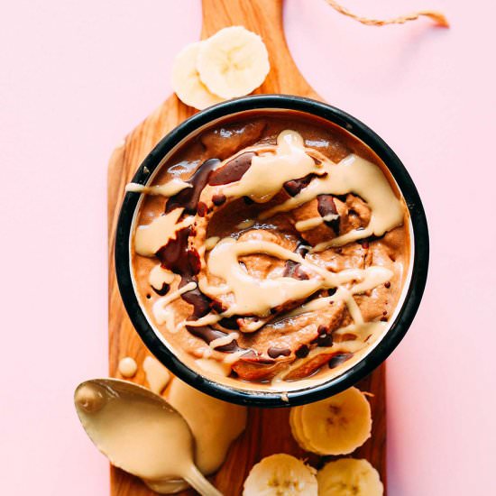Tahini Chocolate Banana Soft Serve - Recipe photo by minimalist baker