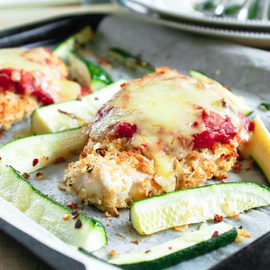 Healthy Chicken Parmigiana - Recipe photo by shift nutrition