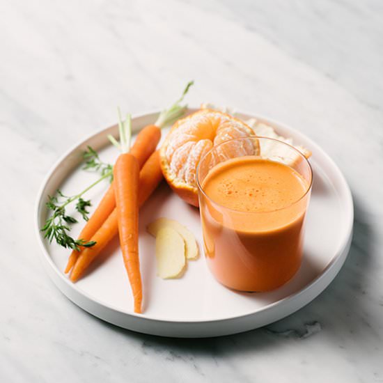 Carrot Orange Ginger Juice - Recipe photo by Our Salty Kitchen