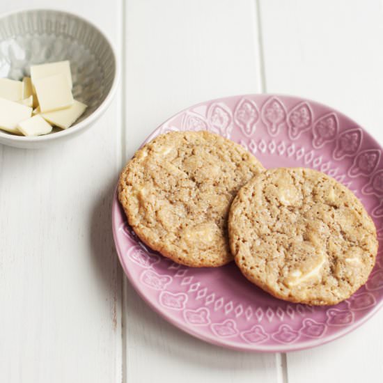 White Chocolate Cookies - Recipe photo by whatevabakes