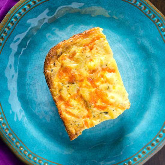 Trinidadian Macaroni Pie - Recipe photo by In Search Of Yummy-ness