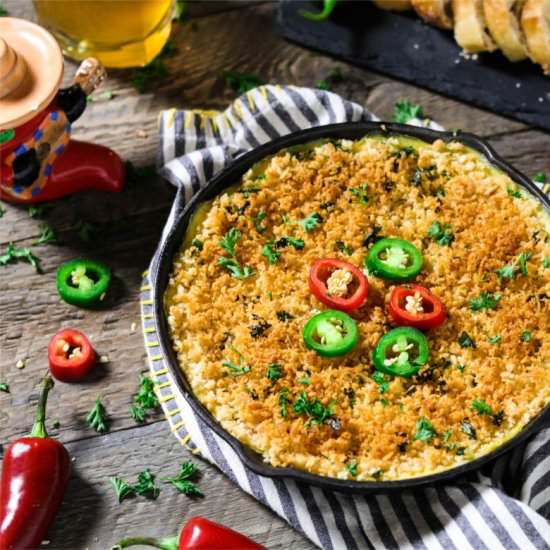 Vegan Jalapeño Popper Dip - Recipe photo by Vegan Huggs