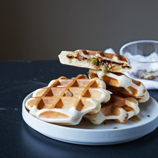 Hotteok Waffles - Recipe photo by misshangrypants