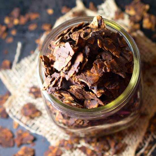 Dark Chocolate Coconut Chips - Recipe photo by Raw Revive