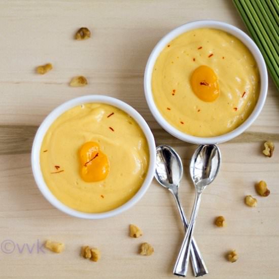 Mango Shrikand with Greek Yogurt - Recipe photo by srividhya