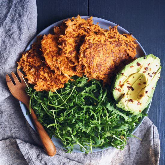 Sweet Potato Fritters - Recipe photo by clemfoodie