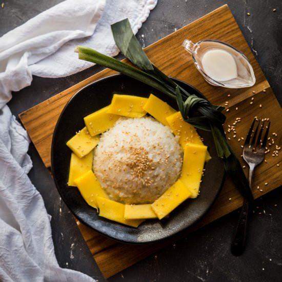 Coconut Sticky Rice with Mango - Recipe photo by WhatToCookToday