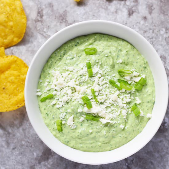 Creamy Jalapeno & Avocado Salsa - Recipe photo by Fusion Craftiness