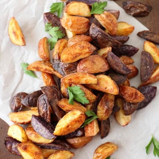 Crispy Baked Potato Wedges - Recipe photo by tms1