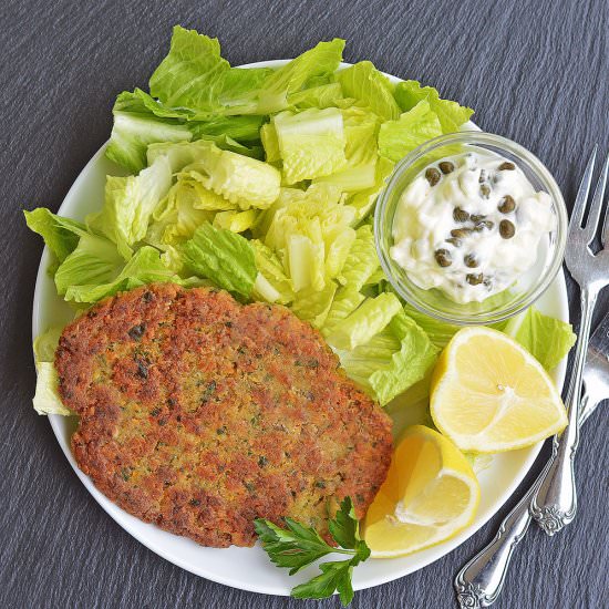 Crispy Chickpea Cutlets - Recipe photo by TheVegLife