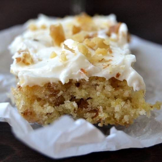 Hummingbird Snack Cake - Recipe photo by theviewfromgreatisland