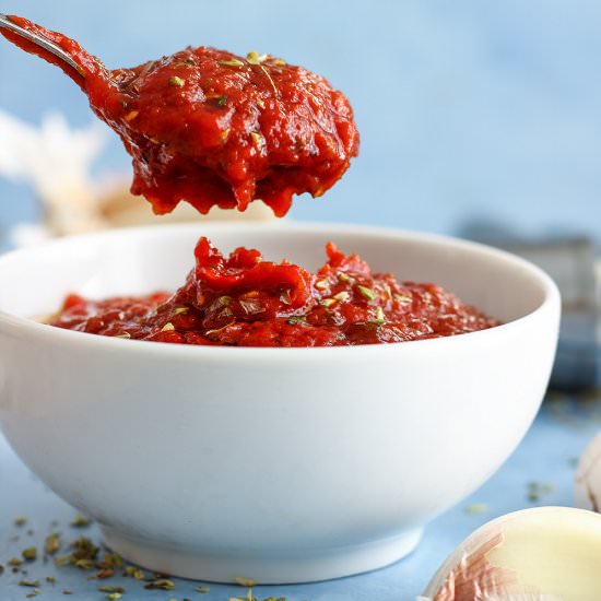 Homemade Pizza Sauce - Recipe photo by Happy Foods Tube