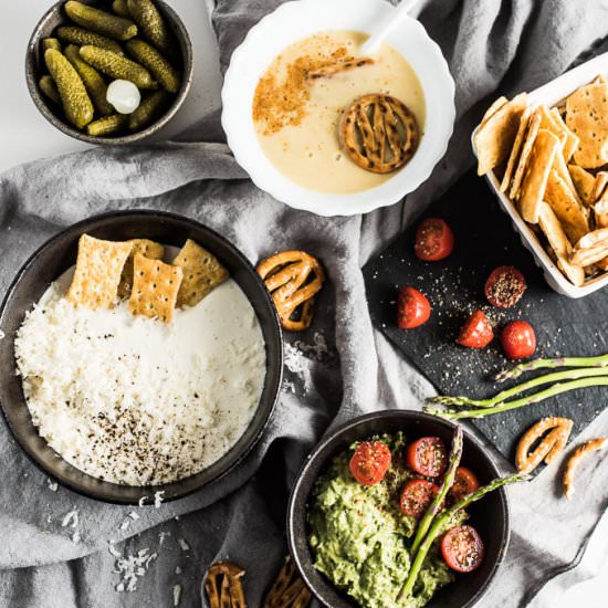 Three Easy Party Dips - Recipe photo by The Endless Meal