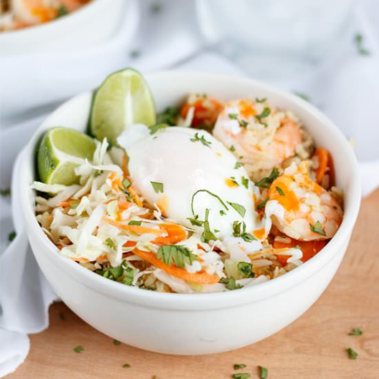 Spicy Shrimp & Rice Bowl - Recipe photo by JennMeyering