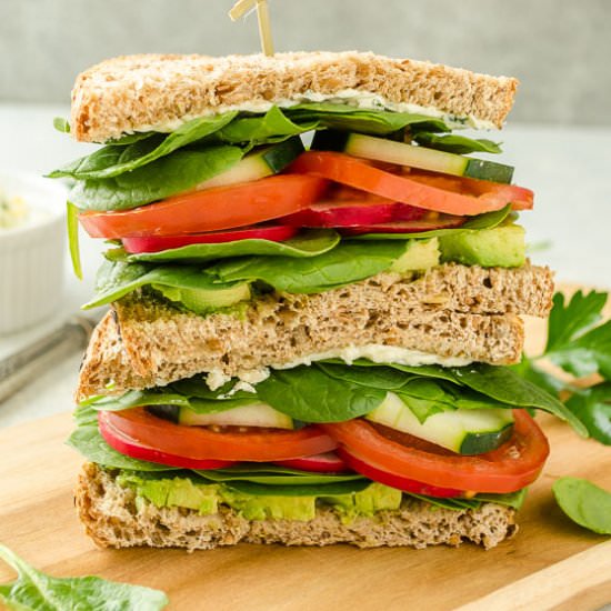Ultimate Veggie Sandwich - Recipe photo by flavorthemoments