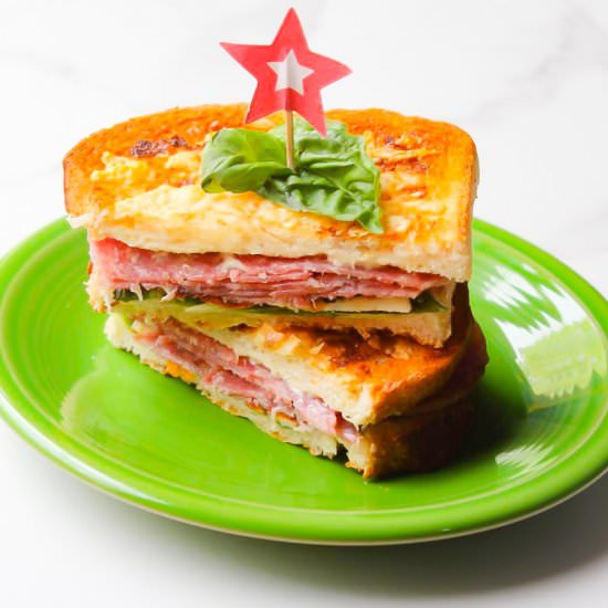 Caprese Inspired Sandwich - Recipe photo by AwesomeWomanProject