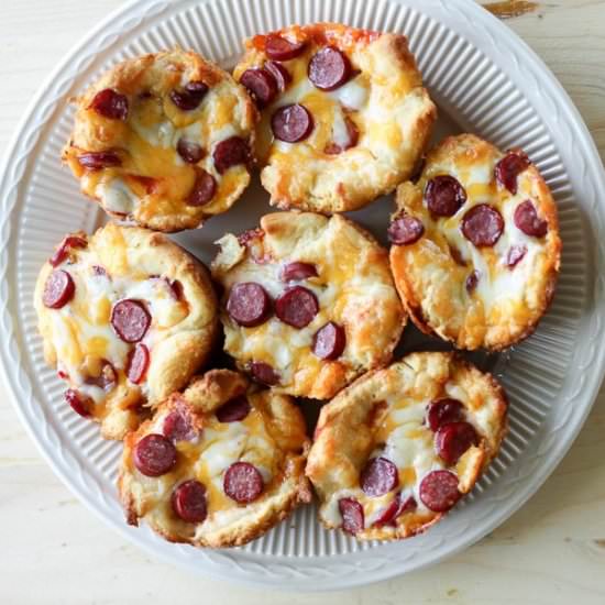 Crescent Roll Pepperoni Pizza Cups - Recipe photo by Buy This Cook That