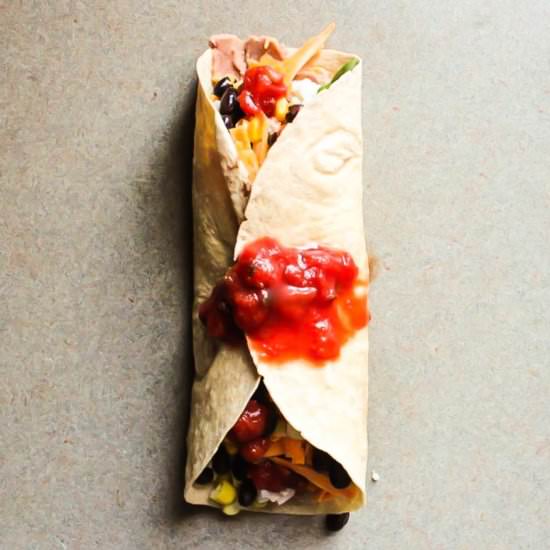 Spicy Bean Burritos - Recipe photo by Lisa G Cooks