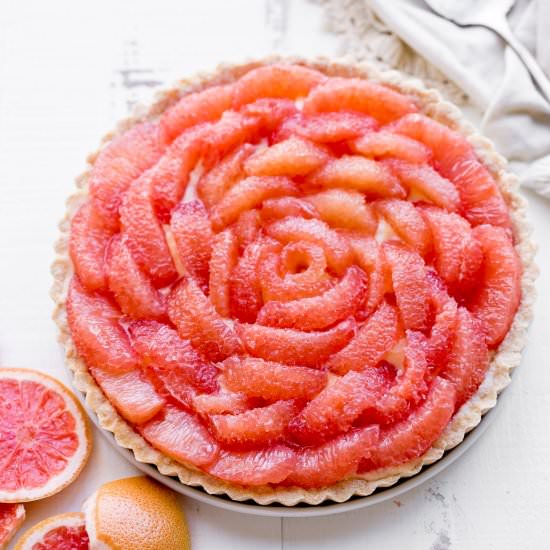 Grapefruit Tart - Recipe photo by bakerita