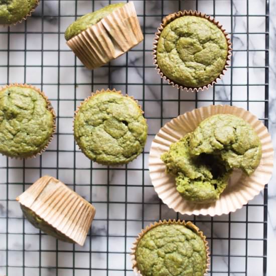 Oatmeal Green Smoothie Muffins - Recipe photo by Thenaturalnurturer