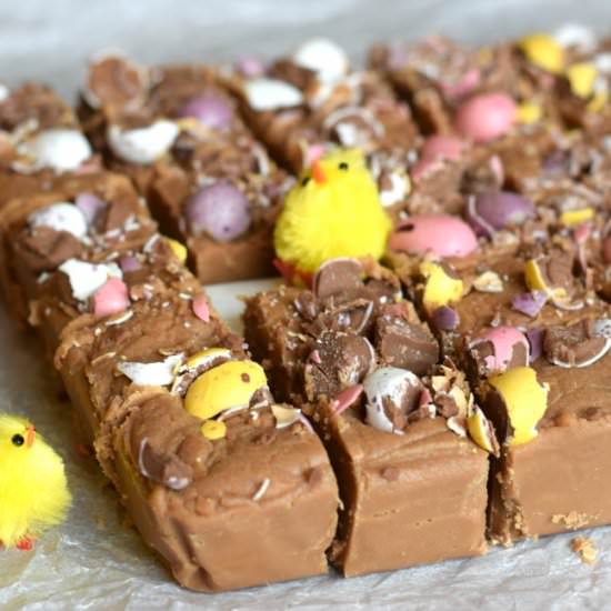 Double Chocolate Fudge w Mini Eggs - Recipe photo by OnlyCrumbsRemain
