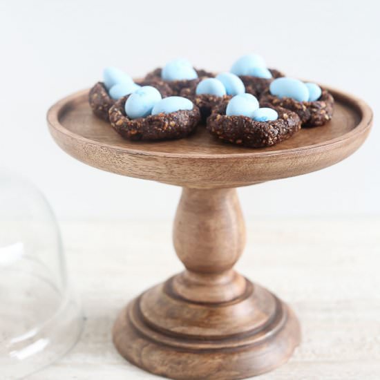 Easy Chocolate Bird Nests - Recipe photo by Happy Healthy Mama
