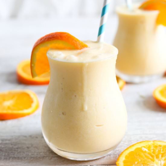 Dairy-Free Orange Creamsicle Smooth - Recipe photo by Happy Healthy Mama
