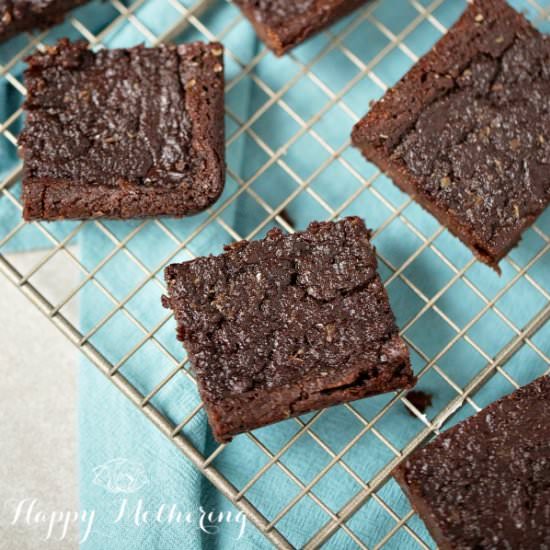 Grain Free Black Bean Brownies - Recipe photo by happymothering