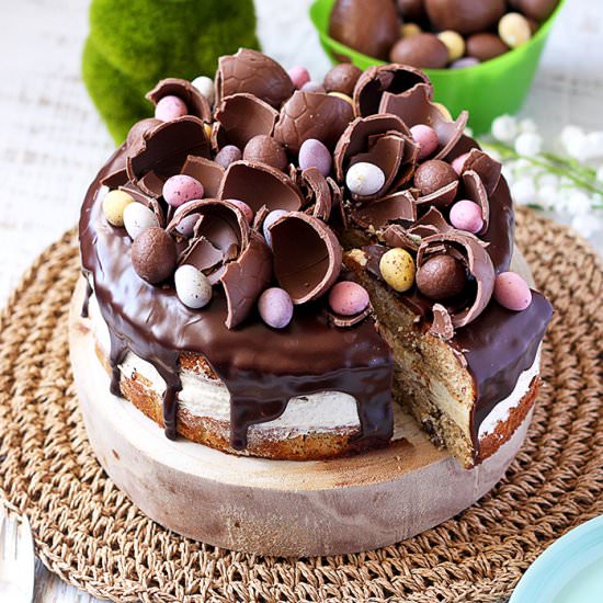 Hazelnut Easter Cake - Recipe photo by sugarsaltmagic