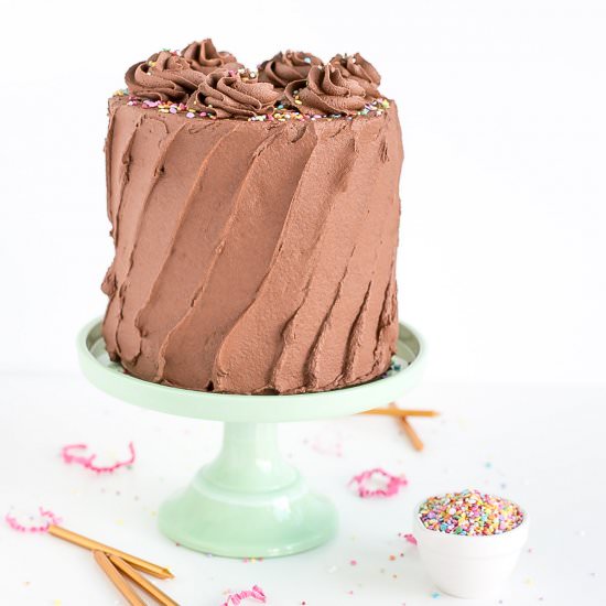 Chocolate Chip Cake - Recipe photo by Livforcake