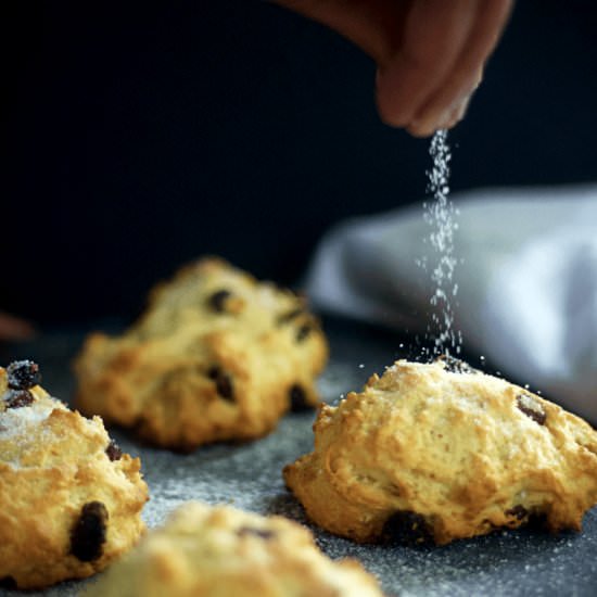 Rock Cakes or Sugar Buns - Recipe photo by SpicesNFlavors