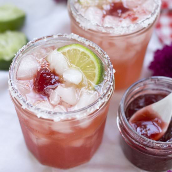 Jam Jar Margaritas - Recipe photo by freutcake