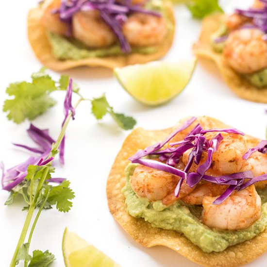 Shrimp Tostadas - Recipe photo by thelemonbowl