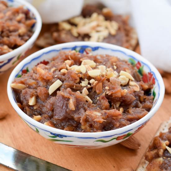 Sephardic Date Charoset - Recipe photo by westoftheloop